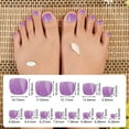 thumbnail image 6 of Tnobhg 120Pcs/Box Multicolored Short Press-on Toenails Solid Color Gel Fake Toenails Full Cover Wearable False Toenail Manicure Accessories DIY Nail Art Kit for Women Girls, 6 of 8