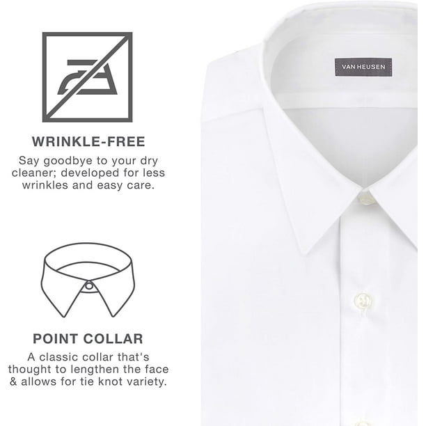 Van Heusen Mens Dress Shirt Fitted Poplin Solid 17.5 Neck 34-35 Sleeve Stone - Walmart Business Supplies Van Heusen Mens Dress Shirt Fitted Poplin Solid 17.5 Neck 34-35 Sleeve Stone - Walmart Business Supplies