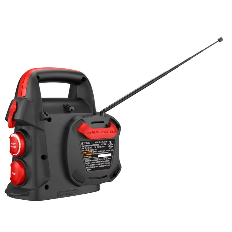 CRAFTSMAN 9 10126 NEW 19.2 Volt Cordless AM FM Aux Weather RADIO ONLY REQUIRES BATTERY
