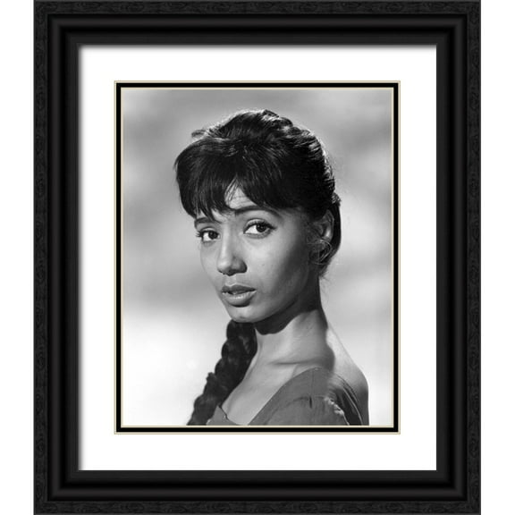 Vintage Hollywood Archive 12x14 Black Ornate Wood Framed with Double Matting Museum Art Print Titled - Rosenda Monteros, The Magnificent Seven, 1960