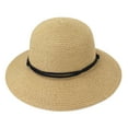 thumbnail image 4 of Janrevotw Women'S Wide-Brimmed Sun Hat With Wind Lanyard Beach Large-Brimmed Dome Straw Hat Sunshade Fashion Sun Hat, 4 of 10