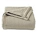 thumbnail image 2 of 100% Cotton Waffle Weave Bed Blanket | Soft, Breathable, and Lightweight Blanket for All-Season | Perfect for Layering | Brielle Collection (King, Linen), 2 of 4