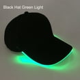 thumbnail image 6 of Led Baseball Hat Luminous Cap Fashion Unisex Solid Color Christmas Party Peaked Adjustable Sports Travel Glow Caps Sun at Night Stage, 6 of 8
