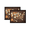 2PCS Wooden USA Travel Map Puzzle#4, variant on Wooden USA Travel Map Puzzle, 50 States United States Puzzle, Wall Decor for Home Office, Record Your Journey Gift for Adults Families