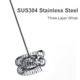 thumbnail image 4 of Coffee Blender Automatic Mini Milk Mixer Electric Whisk Mixer with Mixing Cup, 4 of 10
