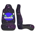 thumbnail image 5 of Geometry Dash Car Seat Covers 2 Pcs Seat Protector Cover Universal Front Vehicle Seat Protector For Auto Truck Van Suv Sedan Vehicle, 5 of 9