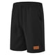 thumbnail image 4 of Pantalones de Cintura Elástica de Algodón de Color Sólido Pantalones de Playa de Pierna Recta con Bolsillos de Cordón, 4 of 9