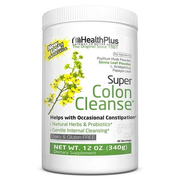 Health Plus Super Colon Cleanse 12 oz (Pack of 6)