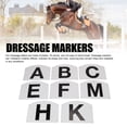 thumbnail image 3 of Dressage Letters Wall Mount, Sturdy Visible Multifunctional Dressage Alphabet 8pcs  for Events, 3 of 7