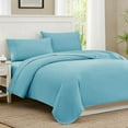 thumbnail image 5 of Softan Full Size Sheet Set - Soft Double Bed Sheets - Brushed Microfiber Fitted Sheet 15" Deep Pockets - 4 Pieces Sheet Set for Full Bed - Breathable Bedding Sheets & Pillowcases, Aqua, 5 of 5