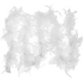 thumbnail image 4 of Bufandas de plumas de pavo de 40 g, sombrero de boa con baile, conjunto de decoración para bodas y fiestas, bufanda para mujer, 4 of 7