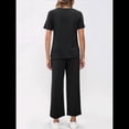 thumbnail image 4 of Conjunto Deportivo de Dos Piezas para Mujer, Informal, de Corta y Pantalón . Negro M, 4 of 5