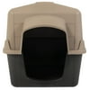 Aspen Petbarn 3 Doghouse, Tan, for Dogs 50 to 70 Pounds