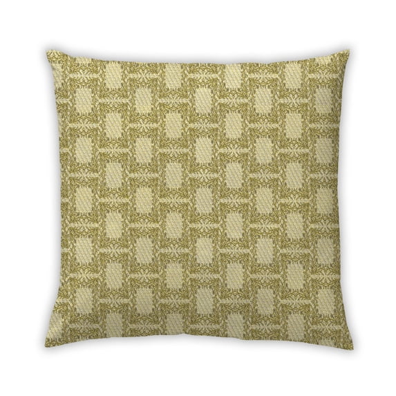 Ahgly Company Outdoor Square Contemporary Throw Pillow, 18 inch by 18 inch