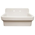 thumbnail image 6 of Whitehaus Old Fashioned Country Fireclay Utility Sink with High Backsplash, 6 of 6