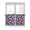 Purple, variant on Navy Blue Golden Marble Kitchen Curtains 45 Inches length, Modern Abstract Marble Flow Window Treatment Curtain Drapes, Lightweight Window Panels for Living Room Bedroom, 52"x45", 2 Panels