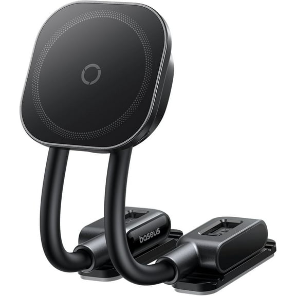 for Magsafe Car Mount, Dual Arm Adjustable Magnetic Phone Holder for Car, Reversible Flexiable Cell Phone Car Mount Compatible with iPhone 16 15 14 13 Pro Max Plus, Aluminum for All Dashboard