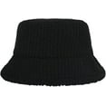 thumbnail image 6 of CoCopeaunts Plain Bucket Hats for Women Lamb Plush Soft Warm Fisherman Hat Winter Solid Color Casual Lady Outdoor Bucket Cap, 6 of 8
