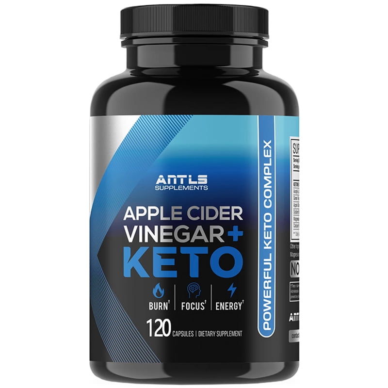 Apple Cider Vinegar Capsules Plus Keto BHB Fat for Energy & Weight