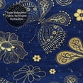 thumbnail image 5 of Shower Curtain, vintage golden butterfly Waterproof Fabric Plastic Shower Curtain, Drying Fast Bathroom Curtain with 9 Buttonholes, Ruffle Shower Curtain 60x72in, 5 of 8
