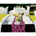 thumbnail image 6 of EP Leopard Print Tablecloth 54 x 108'' Leopard Plastic Table Cover Disposable Safari Animal Cheetah Print Party Decorations for Baby Shower Wedding Birthday Party Favors (Pink Black,3 Pcs), 6 of 12