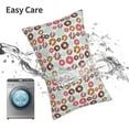 thumbnail image 5 of Kdxio Cotton Pillow Cases 16"x24" Pillowcases,Soft and Breathable Bedroom Pillow Cases-Colorful Donuts-No Pillow Core, 5 of 5