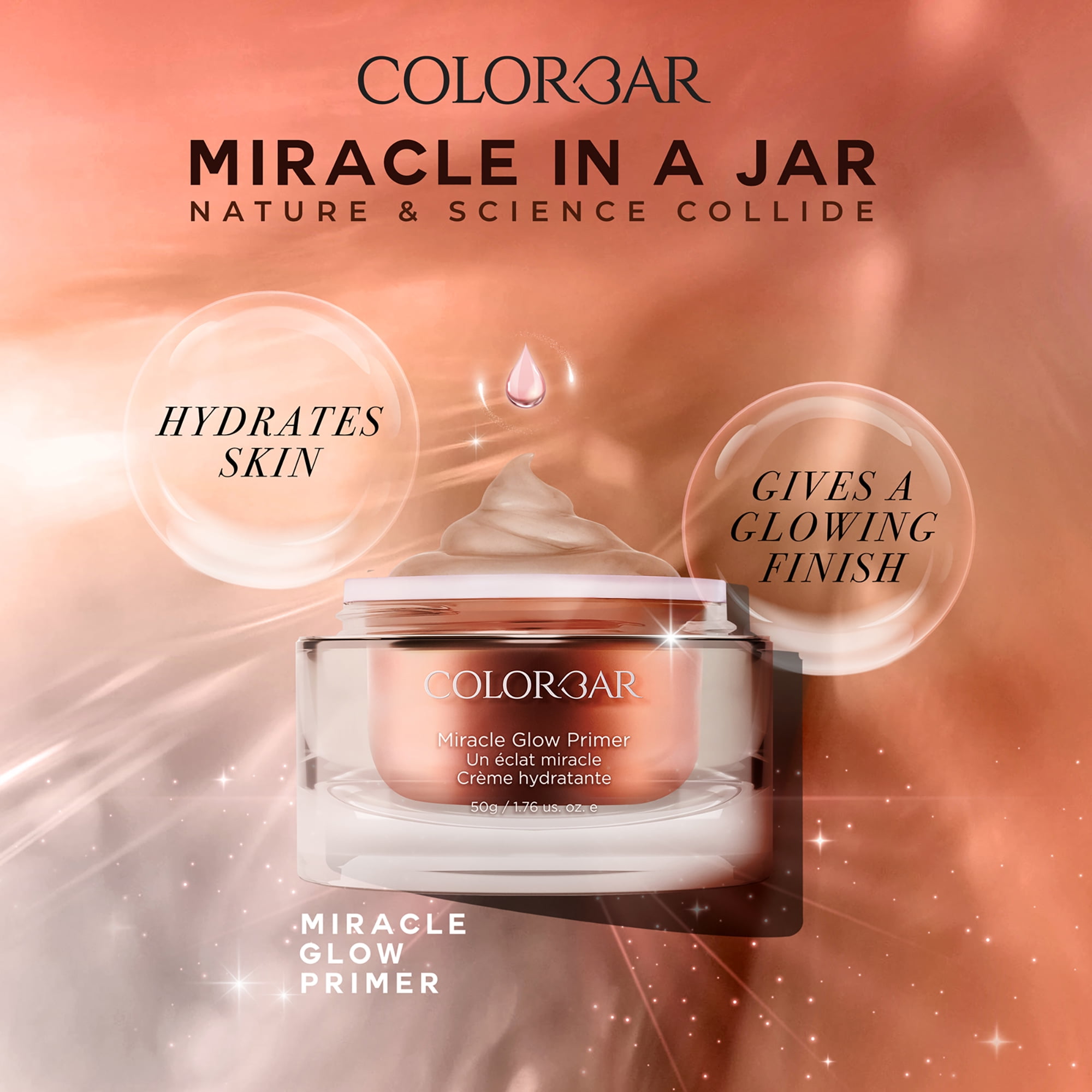 Colorbar Miracle Glow Primer, Face Primer, 1.7 oz