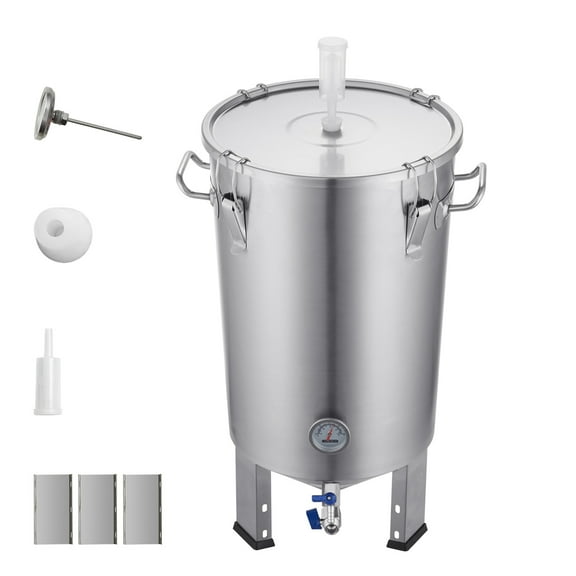 KFFKFF 8 Gallon Stainless Steel Fermentation Tank Set for Brewing Beer