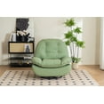 thumbnail image 6 of Power Recliner Sofa，Different Function Theater Seating with Adjustable Backrest Footrest Swivel Glider Chair with USB Charger, Bluetooth Music Player, Cellphone Holder for Living Room Bedroom (Green), 6 of 10