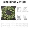 thumbnail image 5 of RUIYC Leaves Wreath Throw Pillow Covers Farmhouse Decorative Square Pillow Covers for Farmhouse Home Decor, 5 of 5
