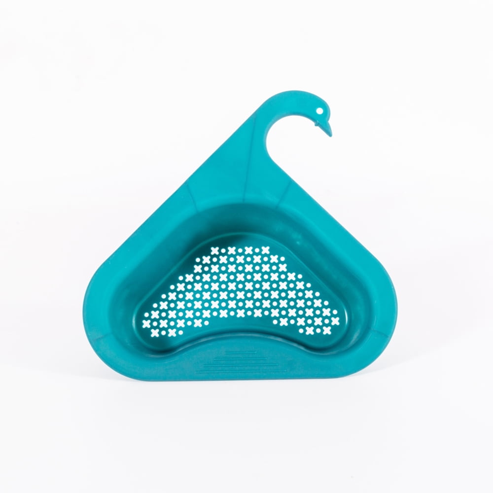 4pcs Kitchen Sink Drain Basket with Swan Design Drain Rack for Keeping