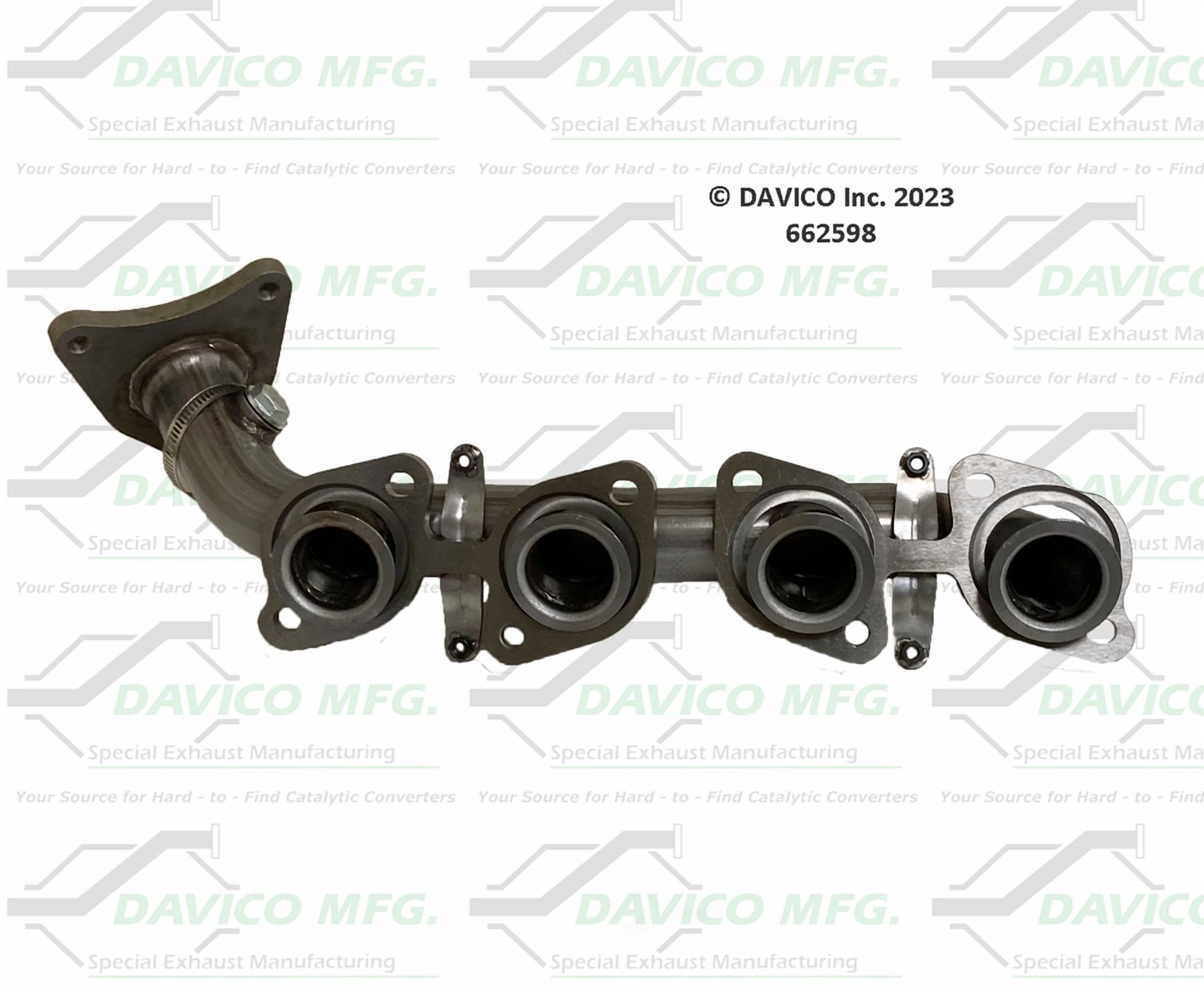 Davico Mfg 662598 Stand alone Exact-Fit exhaust manifold