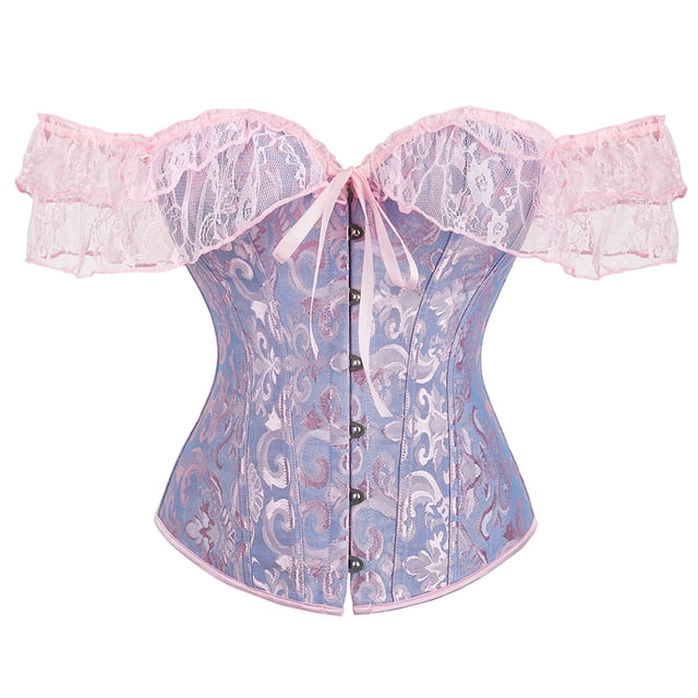 Corsé sexy de mujer con escote en V y jacquard, ropa moldeadora de belleza Palace