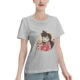 thumbnail image 2 of T-Shirt Basique à Manches Courtes pour Femmes Detective Conan Moriland, 2 of 6