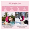 thumbnail image 6 of ROZKITCH Dog Calming Hoodie Adjustable No Shake Ear Wraps for Dogs Anxiety Relief & Noise Protection Pet Ear Cover Muffs for Swimming Firework Grooming Thunderstorms Bathing,Rosered,S, 6 of 9