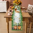 thumbnail image 2 of St. Patrick's Day Table Runner - 120 Inch Long Lucky Shamrocks Harp Beer Spring Plants Cotton and Linen Blended Dress Scarves Farmhouse Table Runner for Kitchen Dining, Coffee Table, 13" x 120", 2 of 8