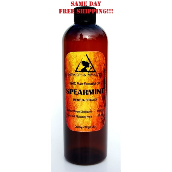 SPEARMINT ESSENTIAL OIL AROMATHERAPY NATURAL 100% PURE 12 OZ