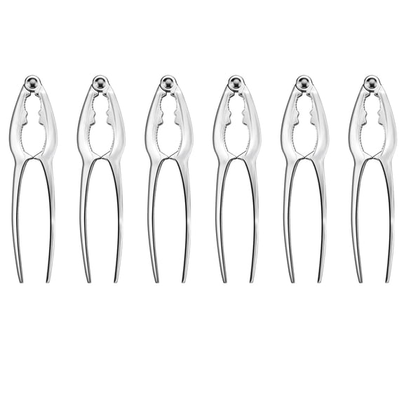 6 Pack Crab Crackers and tools Set - Seafood tools Set Crab leg Crackers Lobster Nut Crackers Opener Home Kitchen Parties Tools