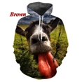 thumbnail image 3 of Sudadera con capucha con estampado de ovejas divertidas y personalidad para hombre, moda informal, unisex, estampado 3D de animales, sudaderas gráficas, tops, 3 of 5