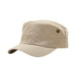 thumbnail image 2 of Vintage Army Baseball Cap Cotton Cadet Hat Breathable Flat Cap Spring Autumn Sun Cap, 2 of 6