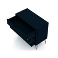 thumbnail image 3 of Manhattan Comfort Rockefeller 3-Drawer Tatiana Midnight Blue Dresser (Set of 2), 3 of 4