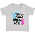 thumbnail image 3 of Inktastic Gender Reveal Will It Be a Little Buck or Doe? Girls Toddler T-Shirt, 3 of 5