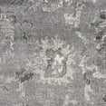 thumbnail image 5 of 5' x 8' Grey Vintage Floral Bordered Indoor Area Rug, 5 of 5