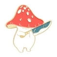 thumbnail image 2 of Opvise Cartoon Cute Mushroom Knife Guitar Enamel Brooch Pin Badge Jewelry Gift, 2 of 8