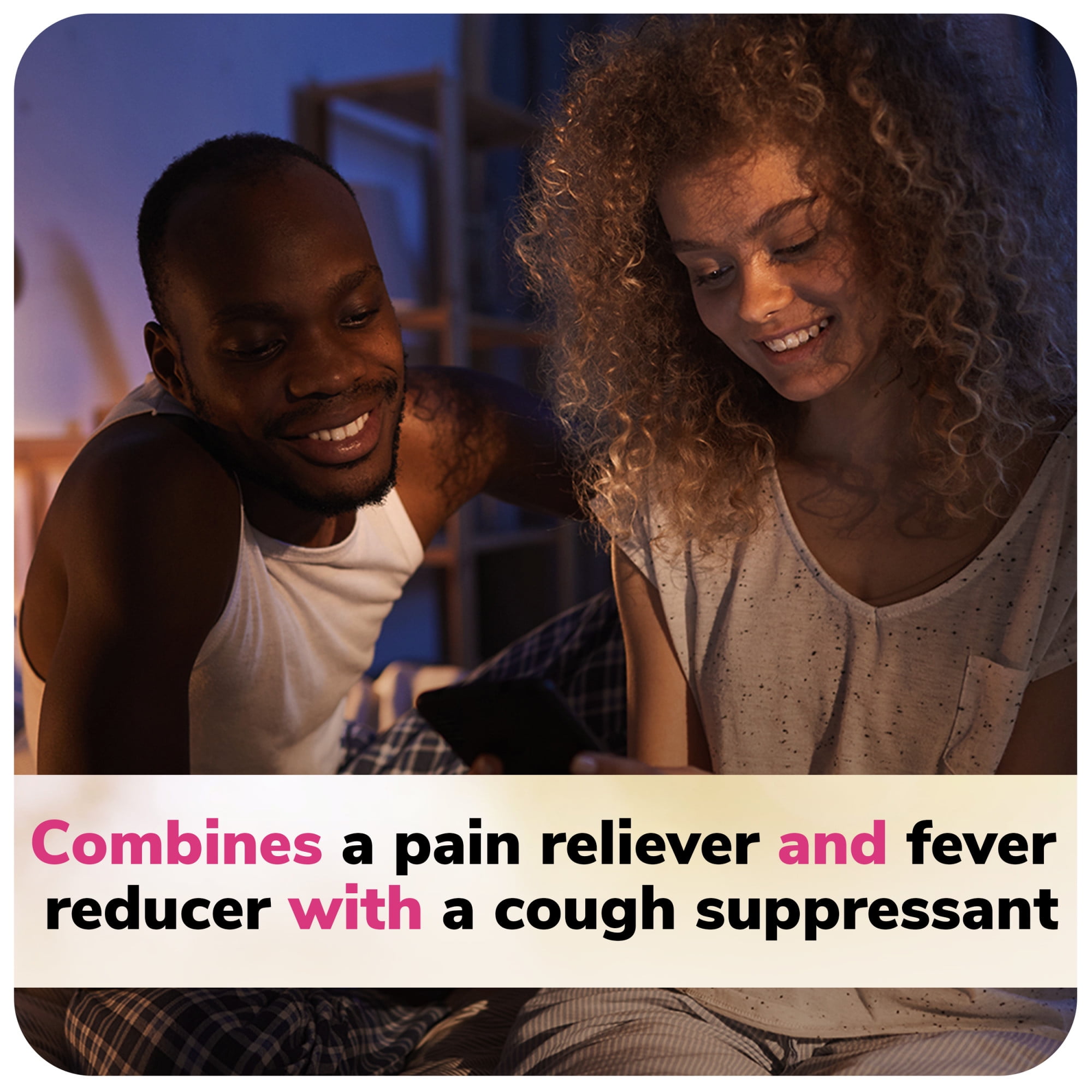 Robitussin Honey Severe Cough, Flu & Sore Throat Nighttime Max Syrup, Ages 12+, 4 Oz