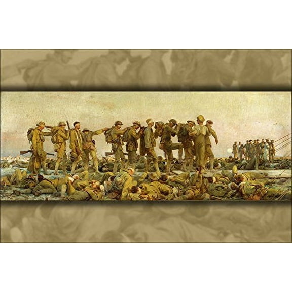 20x30 Poster; Gassed Painting By John Singer Sargent Wwi 1919