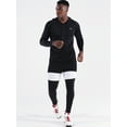 thumbnail image 7 of NELEUS Mens UPF 50+ Long Sleeve Shirts Hoodies Sun Protection Workout Dry Fit,Black,US Size XL, 7 of 7