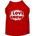 thumbnail image 5 of Christmas Screenprinted Dog Shirt, "I Love Snow", 5 of 10