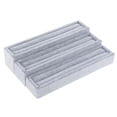 thumbnail image 1 of Soporte de joyería Sunnimix Vitrina de anillo 3 piezas Gris, 1 of 7