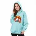 thumbnail image 3 of Craaazy Hoodies For Women Long Sleeve Hooded Sweatshirt Halloween Running Hooded Drawstring Tops With Pockets Gifts For Women, 3 of 5